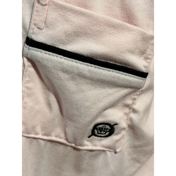 Born 2 Piece Pajama Set Womens 1XL Long Sleeve Top and Pants Pink Black Soft - Picture 2 of 11